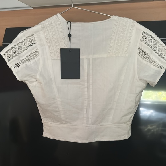 White embroidered shirt - Picture 2 of 3